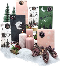 Laden Sie das Bild in den Galerie-Viewer, Adventskalender zum Befüllen / rosa Weihnachtskalender zum selber Basteln mit großen Tüten Kraftpapier